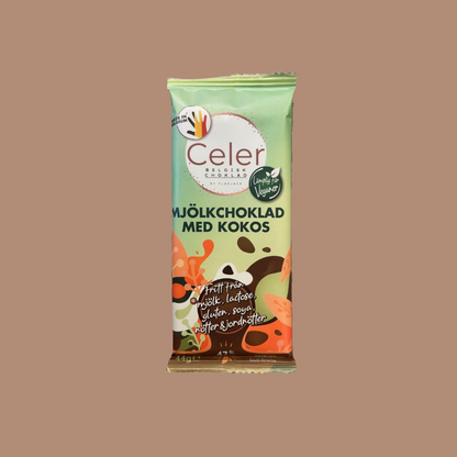 Belgisk Choklad av kokosmjölk i flera smaker