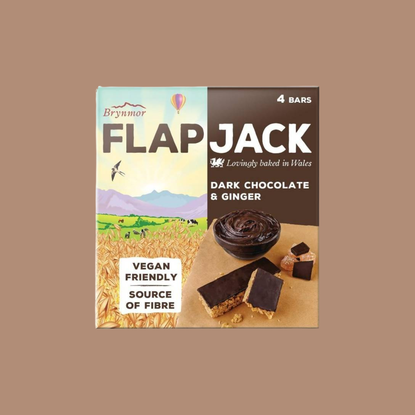 Flapjacks Brynmor, 4x40g, 12/dfp