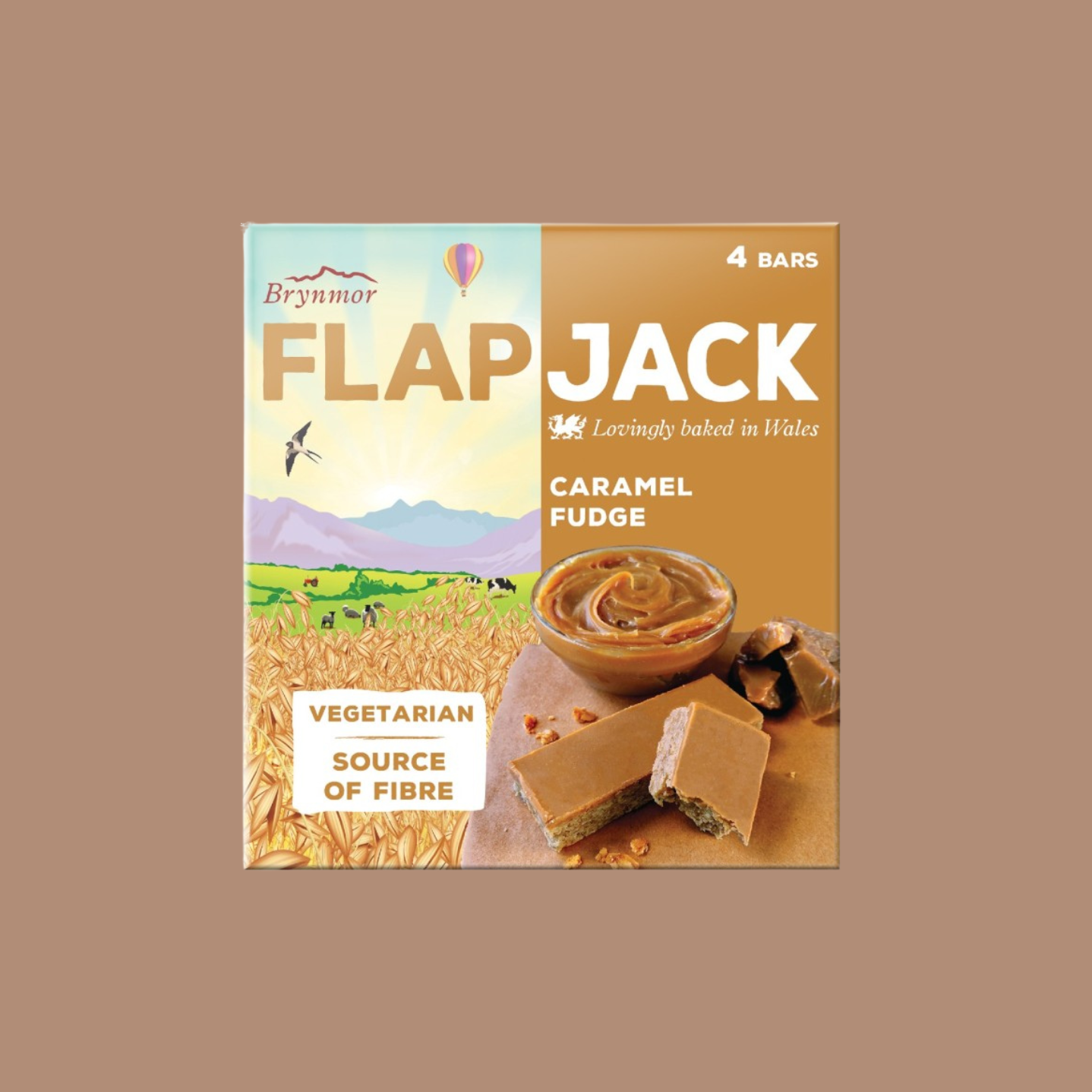 Flapjacks Brynmor, 4x40g, 12/dfp