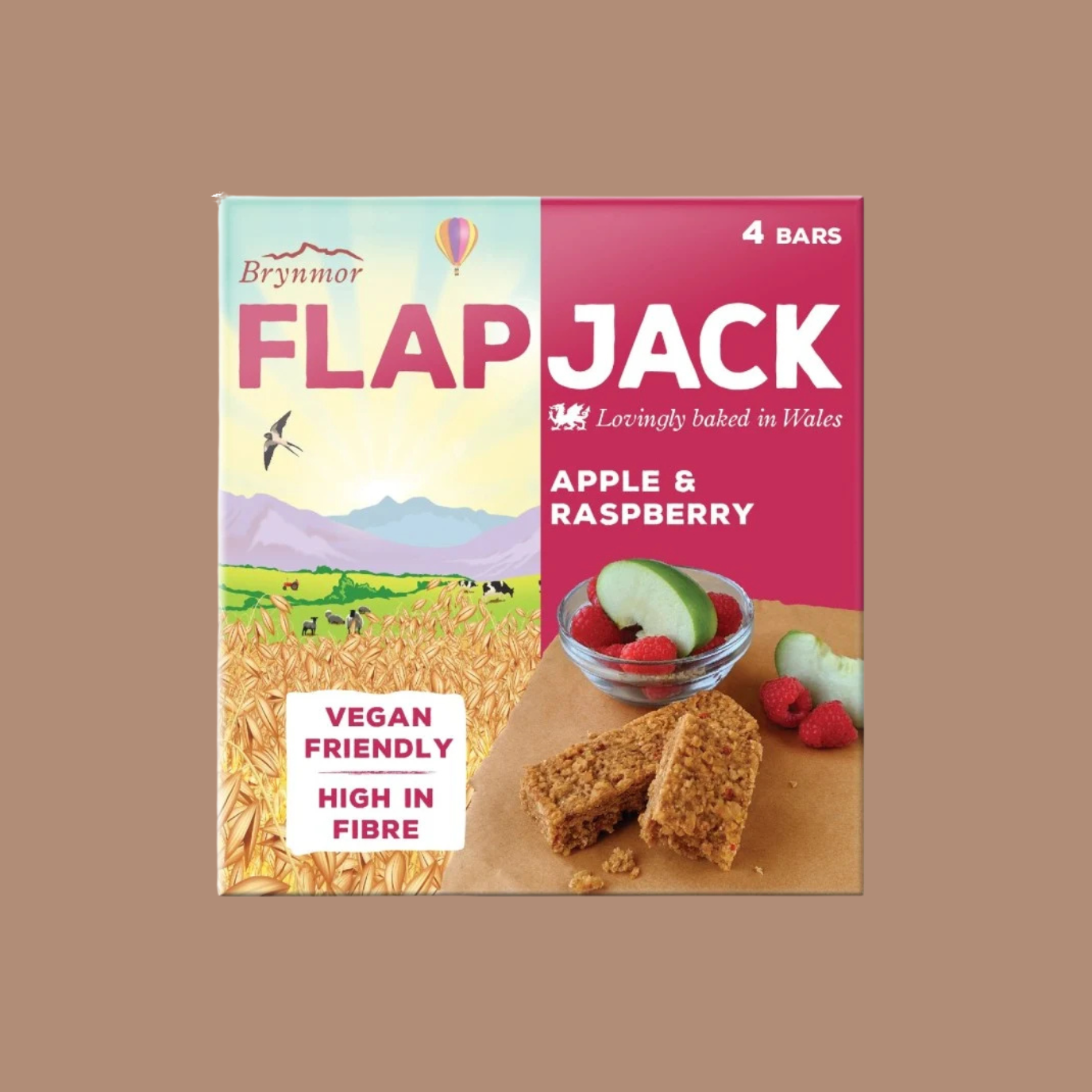 Flapjacks Brynmor, 4x40g, 12/dfp